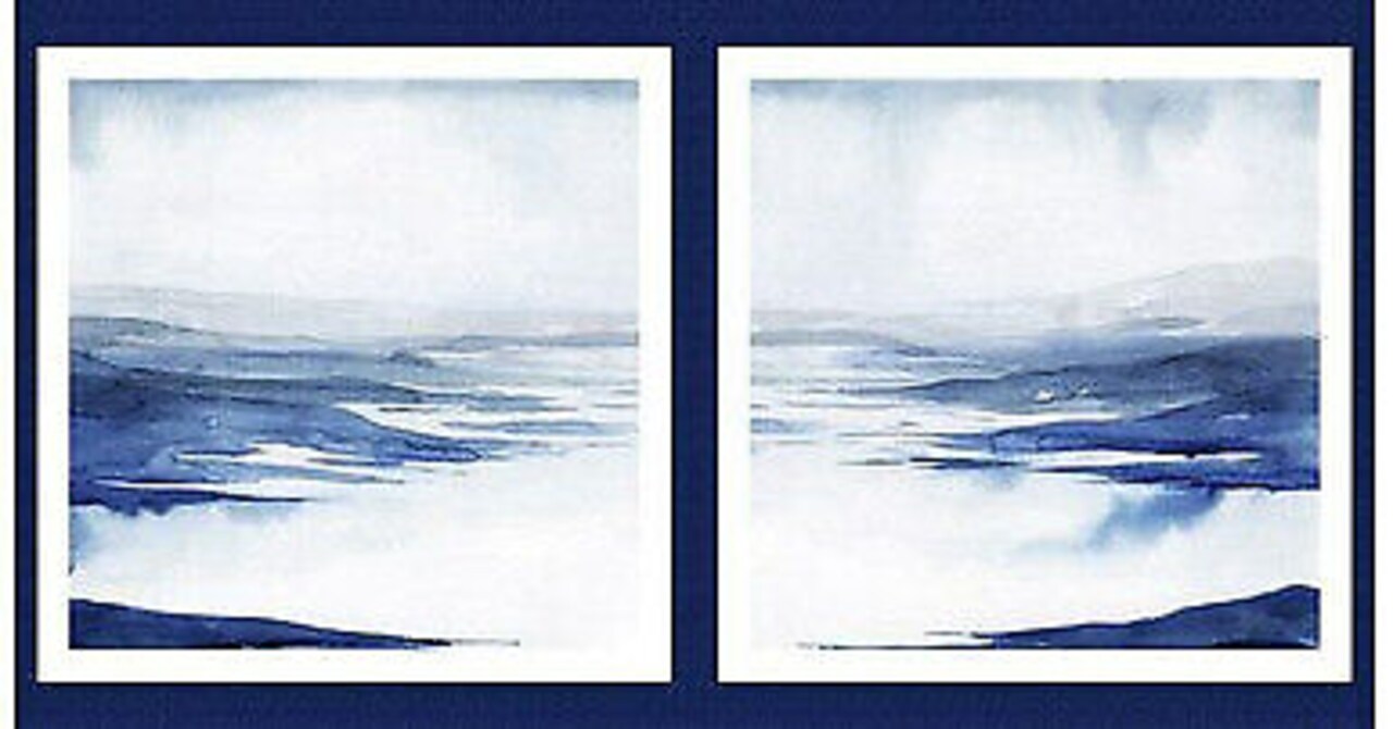 Nature Walk Landscape Panel 23x44 inch Cotton Fabric by Studio E Fabrics